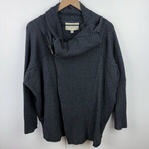 Brochu Walker Charcoal Cowl Neck Sweater